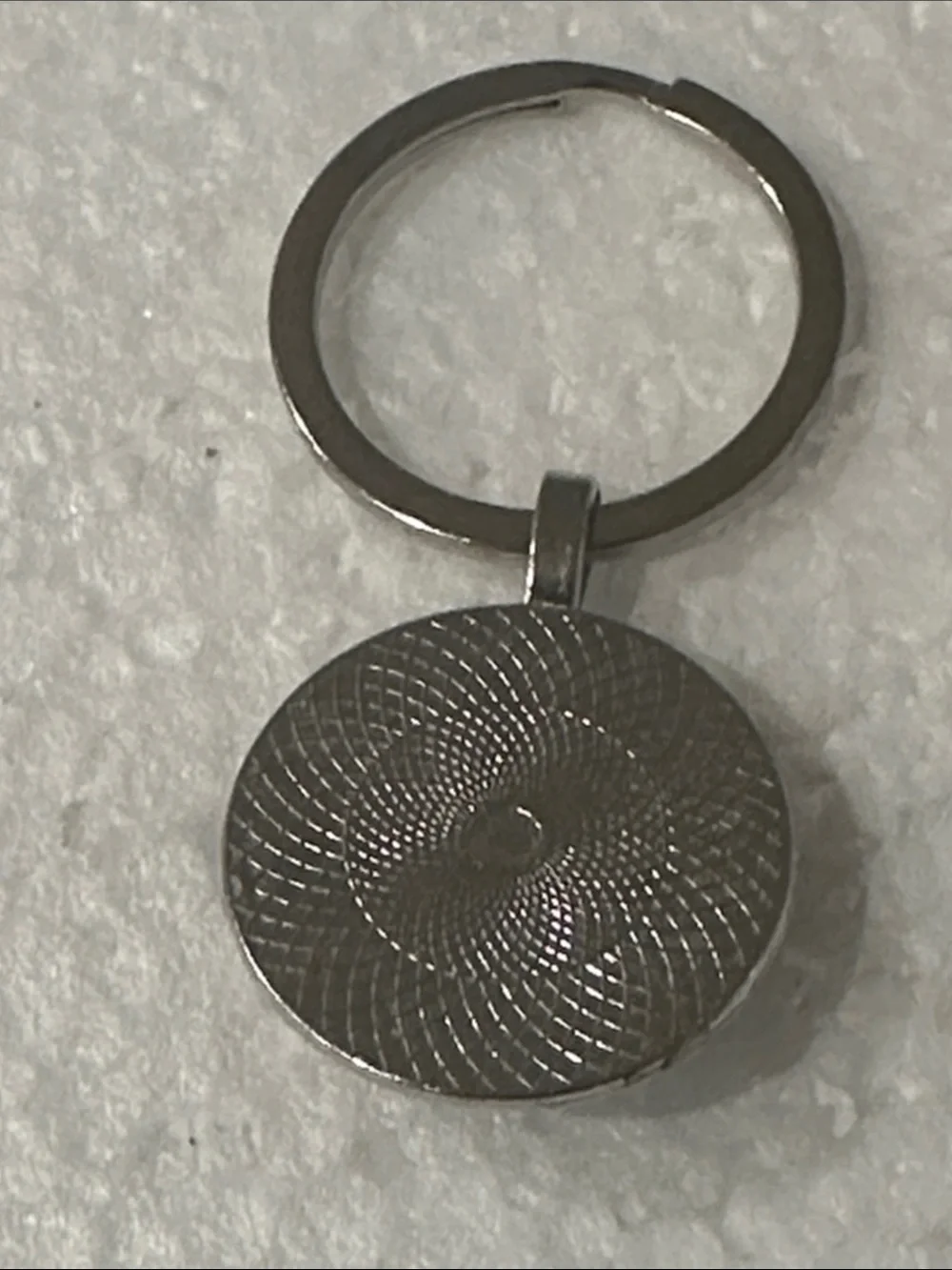 Green Nurse-Themed Round Keychain Pendant